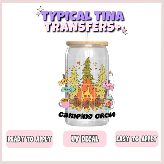 Camping Crew | UV decals | POD