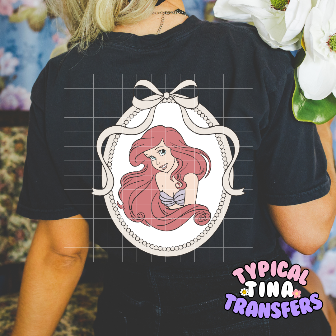 Princess Light Beige Frames | DTF Transfer | POD - choose design