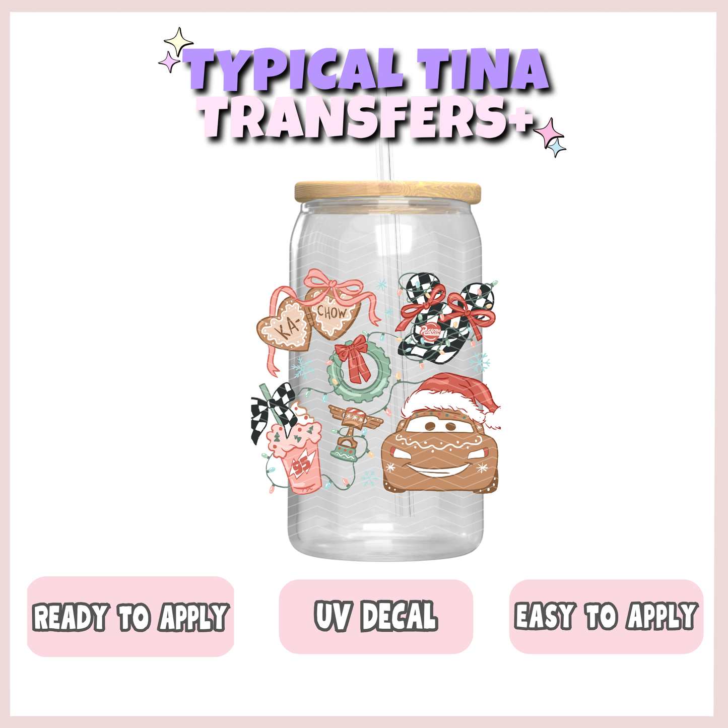 Gingerbread Car | UV decals | POD