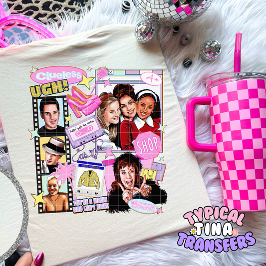 Clue -less | DTF Screen Print | POD