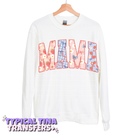 Mama strawberries | DTF Transfers | POD