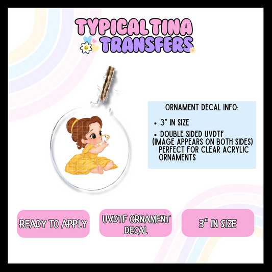 Princess B | 3" Ornament Decal