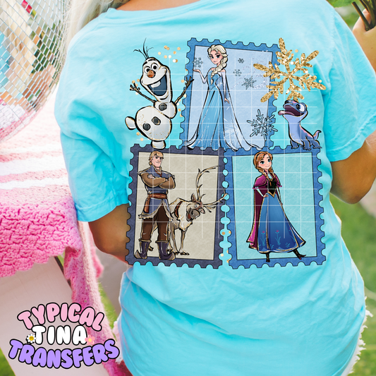 Dis/Cartoon stamps part 2 | DTF Transfer | POD