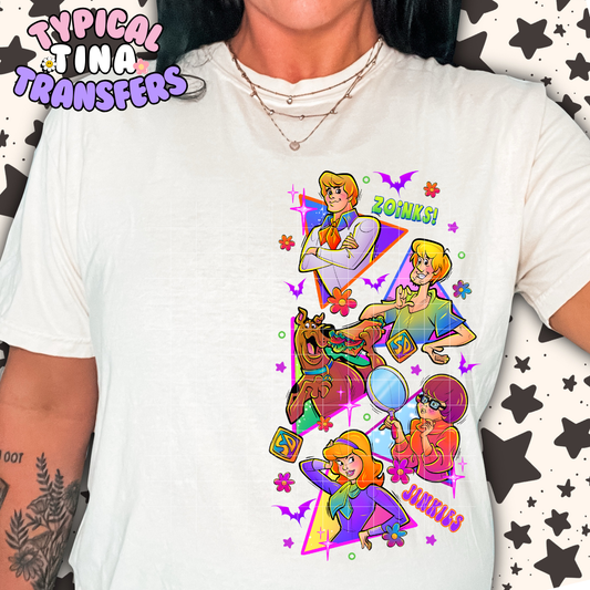 90's Style Mystery Van Crew | DTF Transfer | POD