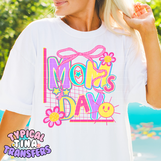 Mom's Day with bow | DTF Transfer | POD
