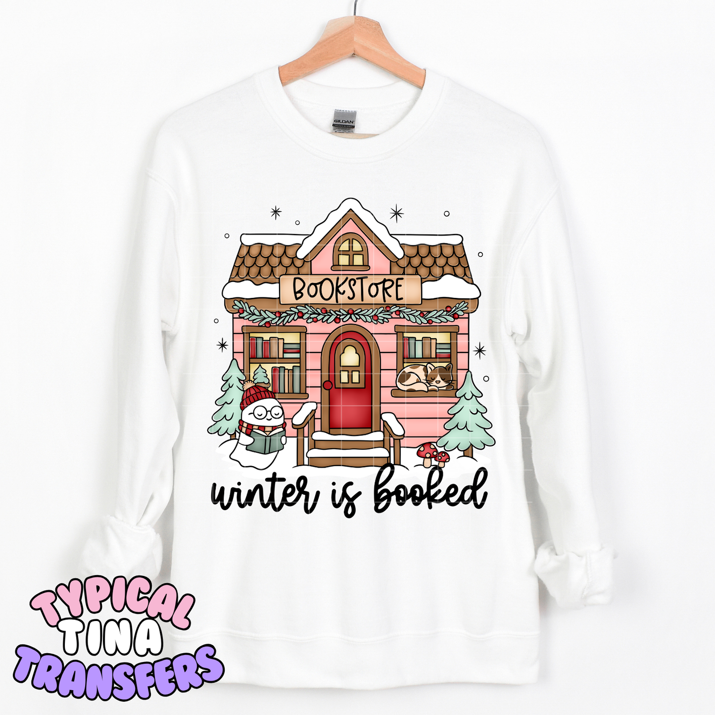Bookstore - Winter is booked |  DTF Transfer | POD