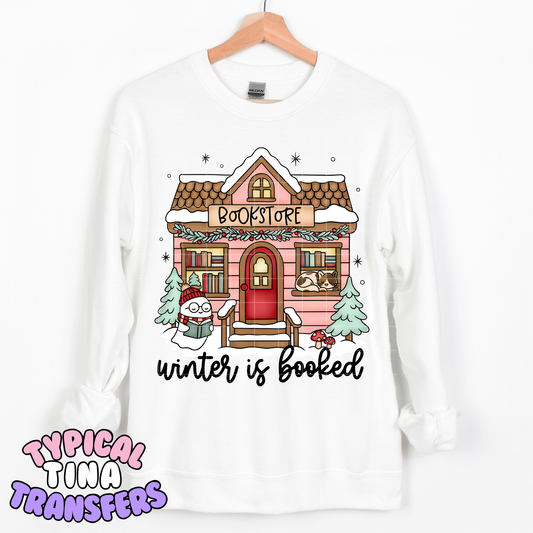 Bookstore - Winter is booked | DTF Transfer | POD