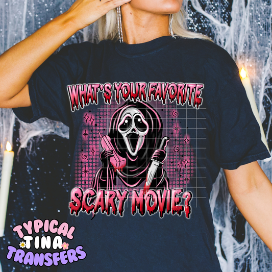 Whats Fav Movie | DTF Transfer | POD