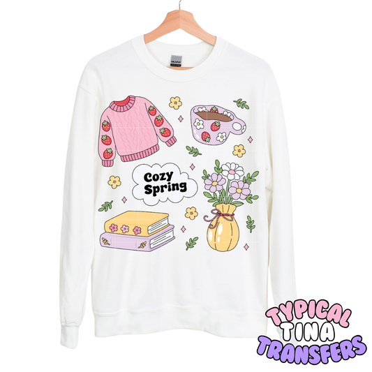 Cozy Spring | DTF Transfers | POD