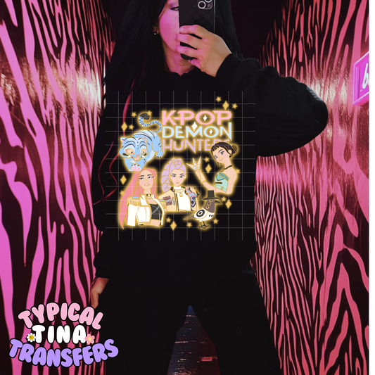 KPop DH Glow | DTF Transfer | 11" Adult