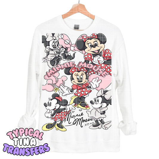 Min Mouse Mural | DTF Transfers | POD