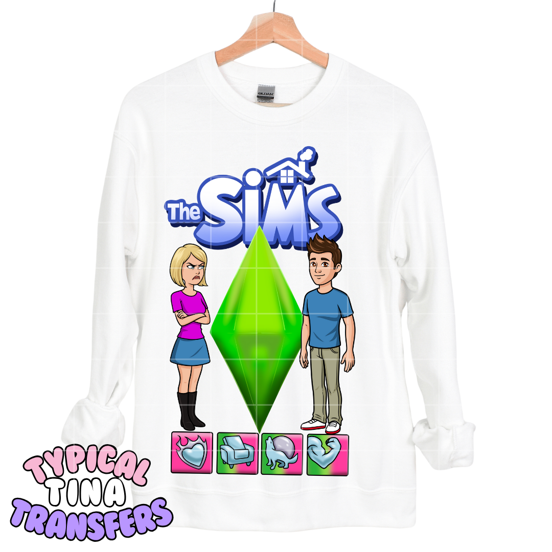 Throwback Computer Game | DTF Transfers | POD