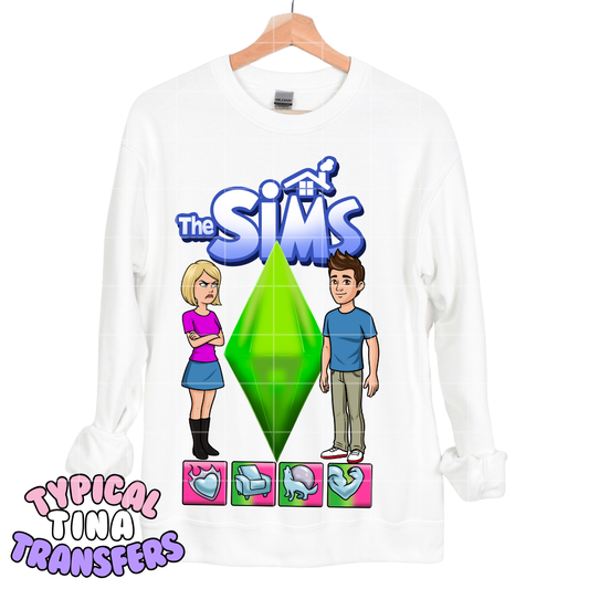 Throwback Computer Game | DTF Transfers | POD