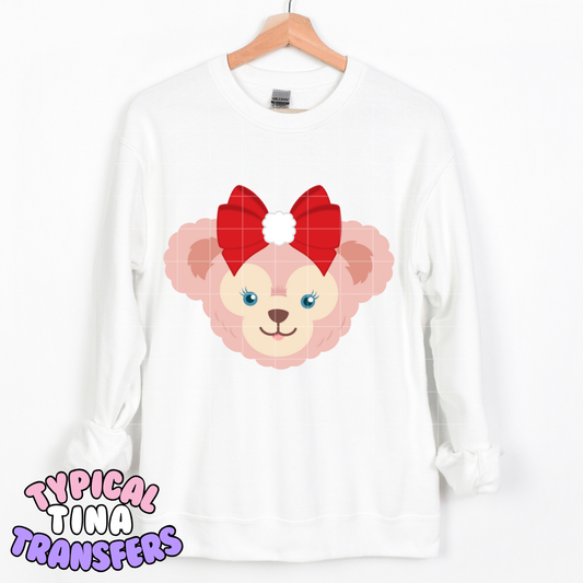 Holiday Shelly Bear | DTF Transfer | POD