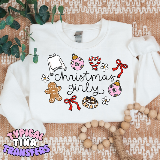 Christmas Girly |  DTF Transfer | POD