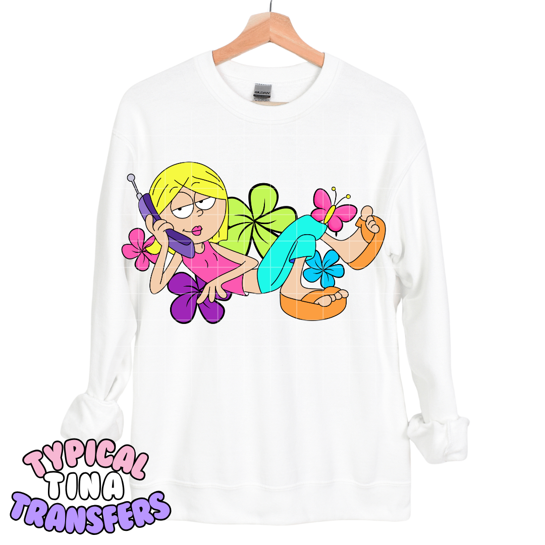 Hey Now Liz on the phone | DTF Transfers | POD