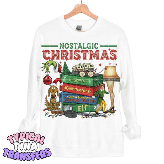 Nostaligic VHS Movies | DTF Screen Print | POD