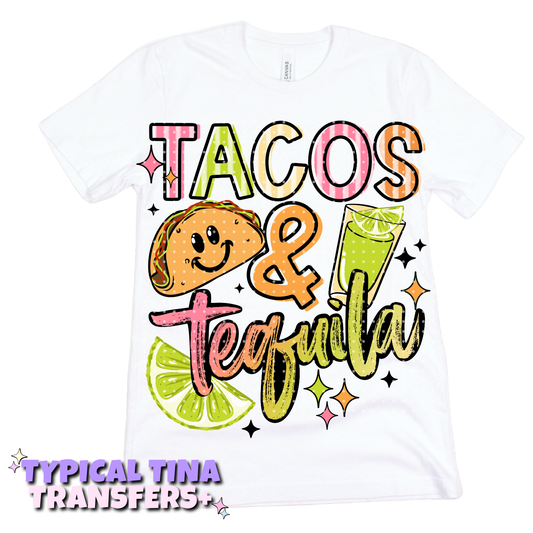 Tacos & Tequila | DTF Transfers | POD