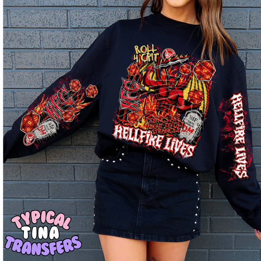 Hell Fire - ST | DTF Transfers | POD