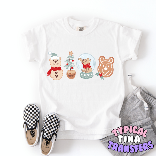 Christmas P Bear | DTF Transfer | POD