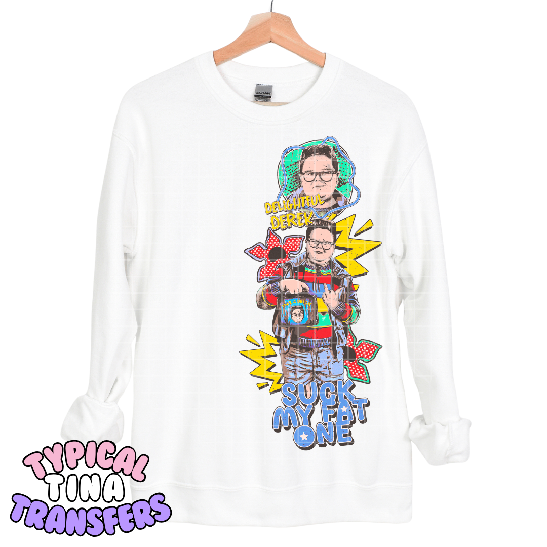 ST - Derek colorful comic version | DTF Transfers | POD