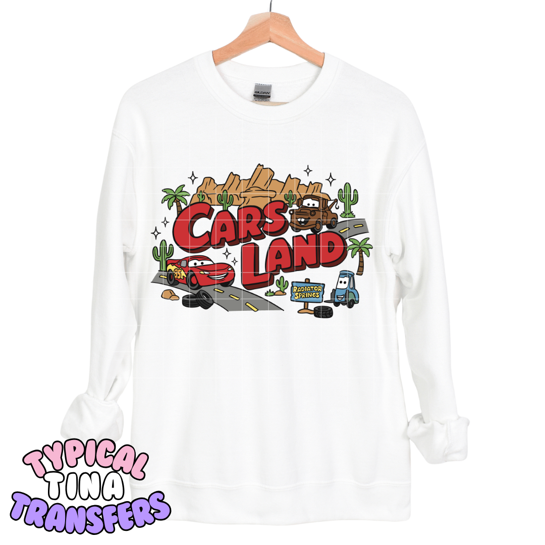 Cars Land | DTF Transfers | POD