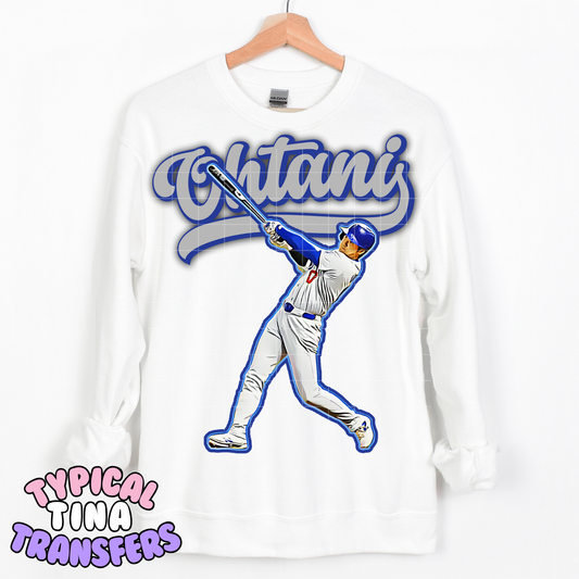 LA Baseball Player O |  DTF Transfer | POD