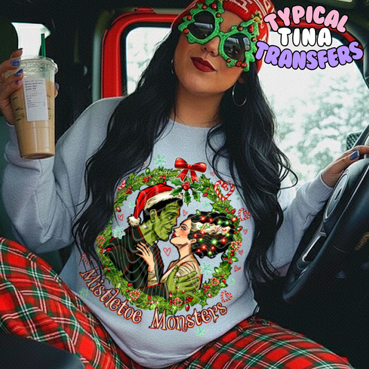 Mistletoe Monsters | DTF Transfer | POD