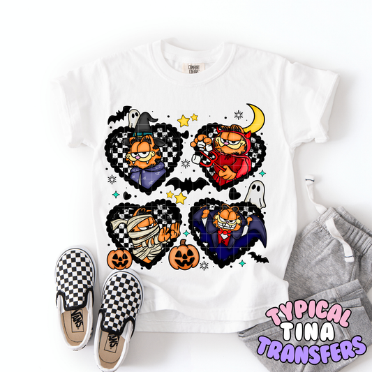 halloween Fat Cat | DTF Transfer | POD