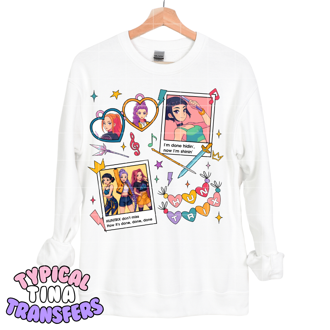 Kpop girl group Polaroids | DTF Transfers | POD