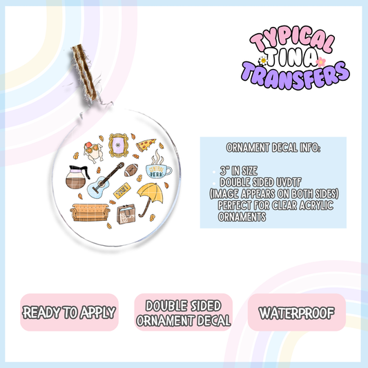 Friends | 3" Ornament Decal