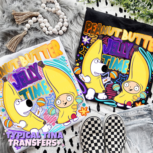 Peanut butter Jelly | DTF Transfers | POD