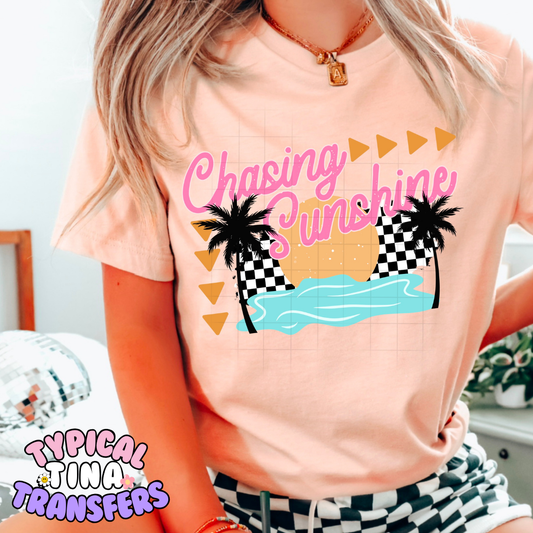 Chasing Sunshine | DTF Transfer | POD