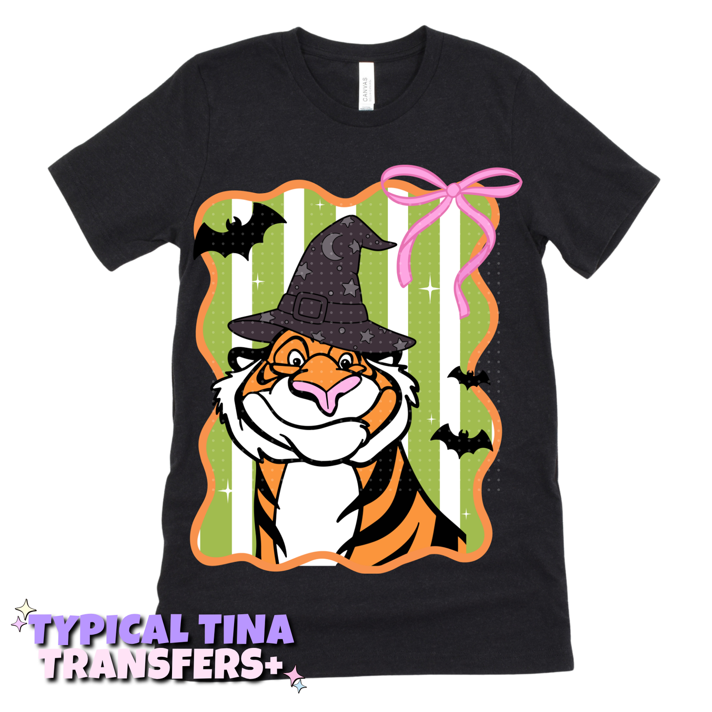Sidekick Coquette Stripes Halloween | DTF Transfers | POD