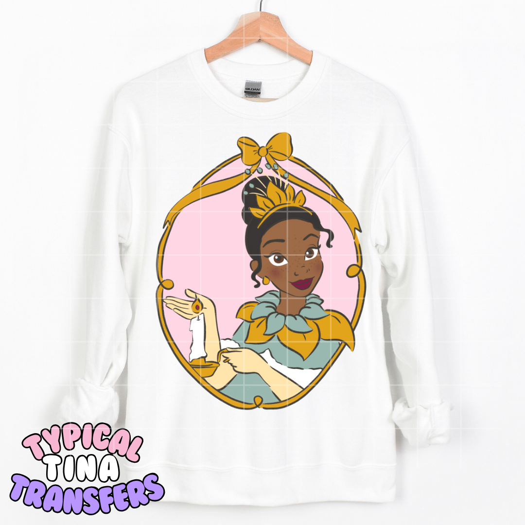 Holiday Princess Frames | DTF Transfer | POD - pick the design