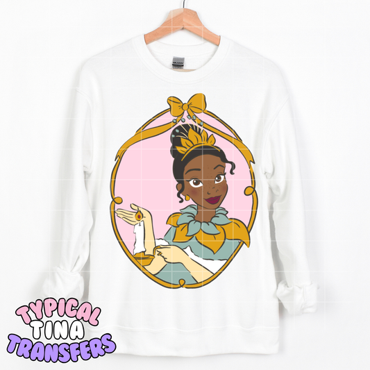 Holiday Princess Frames | DTF Transfer | POD - pick the design