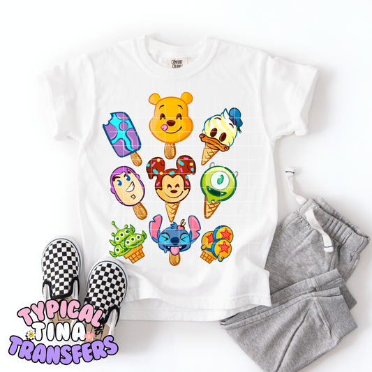 Magical ice Creams | DTF Transfer | 11" Adult