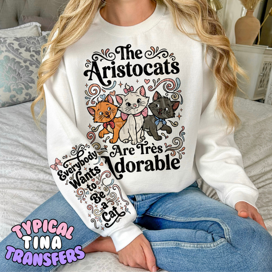 Adorable A_Cats | DTF Transfers | POD