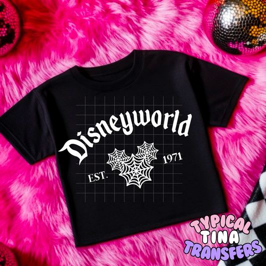 D-world Halloween Web | DTF Transfer | POD