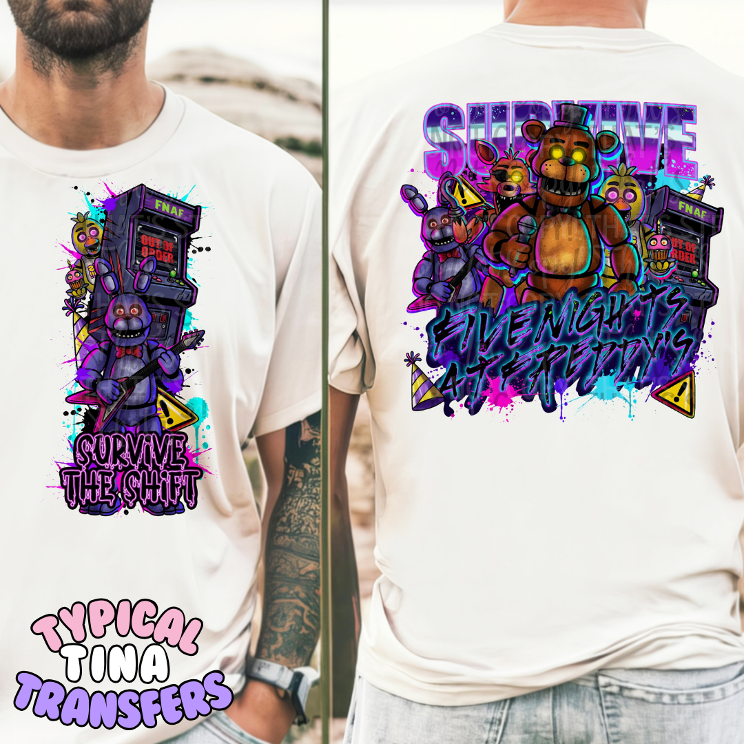 Survive the shift | DTF Transfers | POD