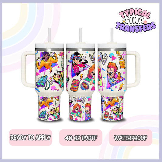 Classic Cartoon | 40oz UVDTF Wrap | POD