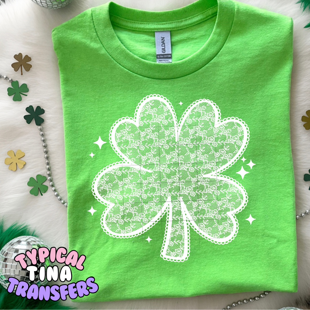 Lace shamrock | DTF Transfers | POD