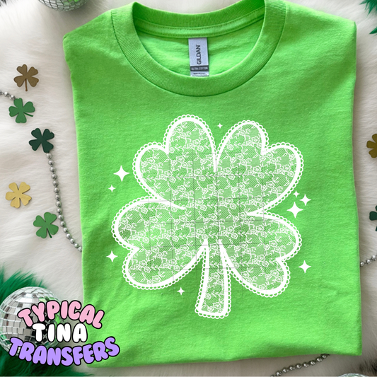 Lace shamrock | DTF Transfers | POD