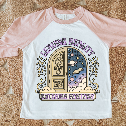 Leaving Reality entering Fantasy | DTF Screen Print | POD