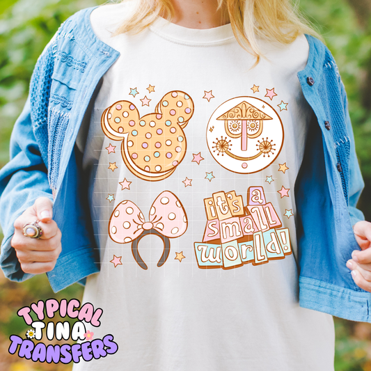 Small W with stars | DTF Screen Print | POD