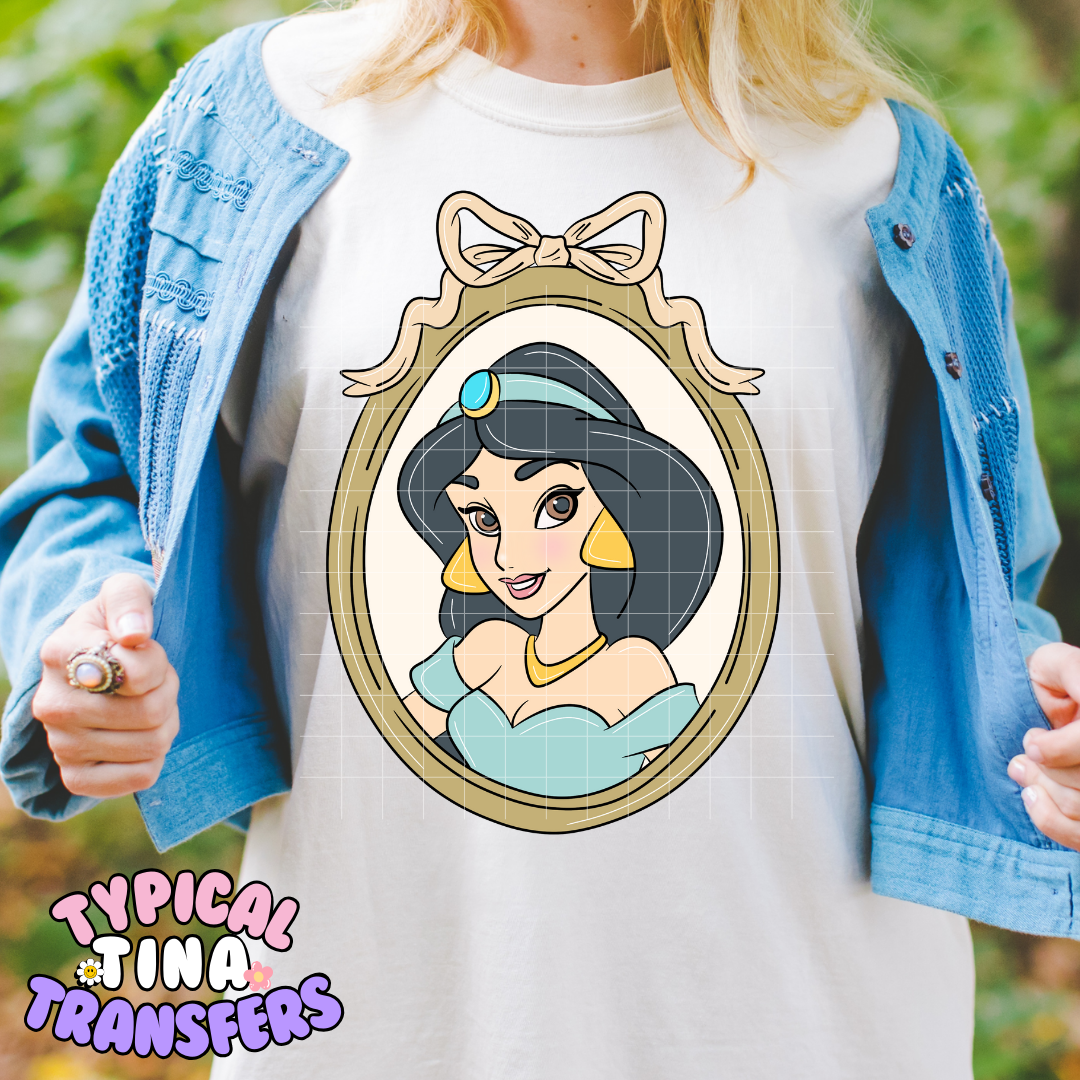 Princess Vintage Frames | DTF Screen Print | POD