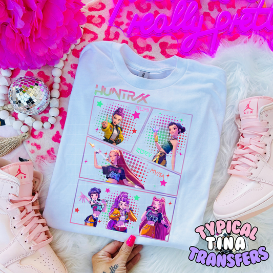 Kpop_DH Comic Style | DTF Transfer | POD