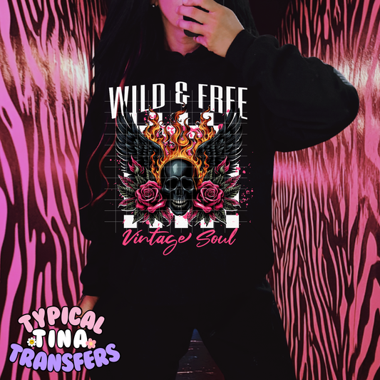 Wild & Free Vintage Soul | DTF Transfer | POD