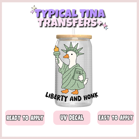 Liberty and Honk | UV decals | POD