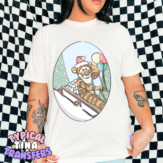 Christmas portraits acre wood | DTF Transfer | POD